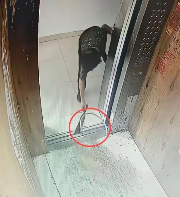 捷希源 物业回应大妈留刀具致电梯报废 乘梯安全误区引热议